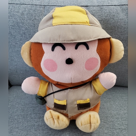 Sanrio Other - Sanrio Monkichi Boy Scout Monkey Plush Vintage 15" VTG